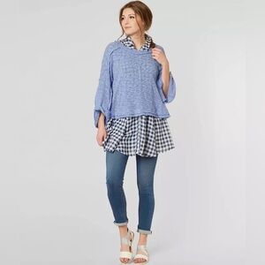 Free People Island Girl Hacci Slouchy Oversized Loose Knit Top - Size XS